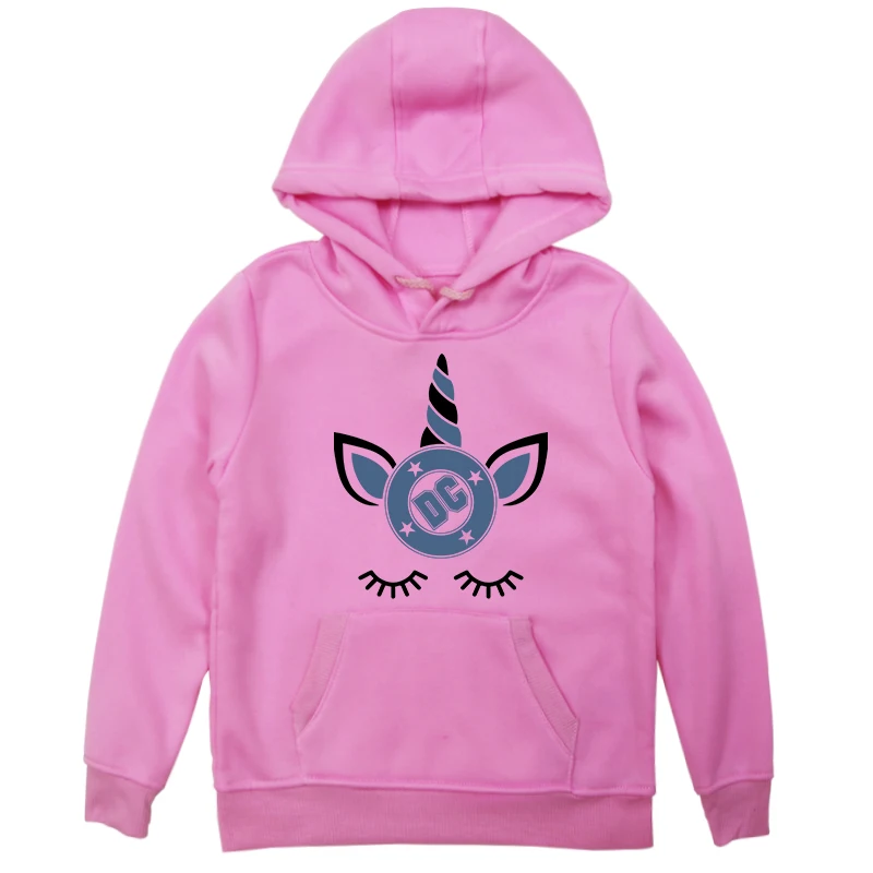 Hoodies 10 Толстовка с капюшоном с изображением супергероя единорога для малышей; сезон осень-зима; худи для мальчиков и девочек; Свитшот; Верхняя одежда; повседневная одежда - Цвет: Hoodies 10