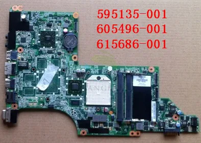 Материнская плата для ноутбука hp DV7 DV7-4000 605496-001 материнская DAOLX8MB6D1 100% полностью