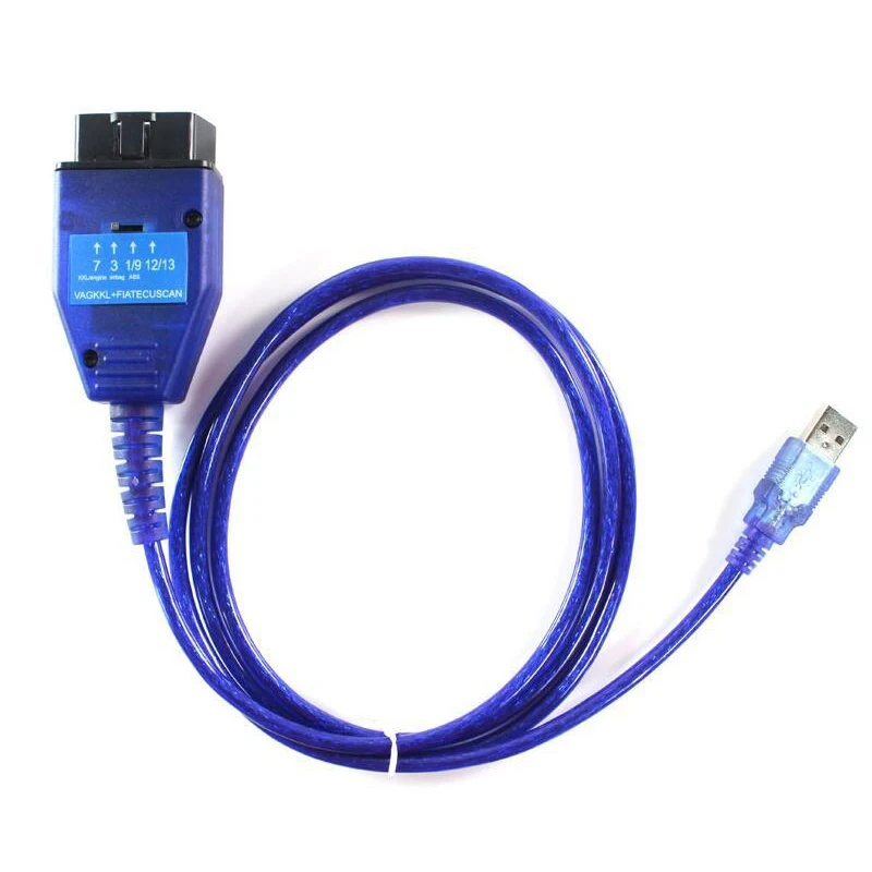 

VAGKKL+FIATECUSCAN Ecu FTDI Interface Chip Software For Vag Usb + TEST LINE Car Ecu Scan Tool 4 Way Switch