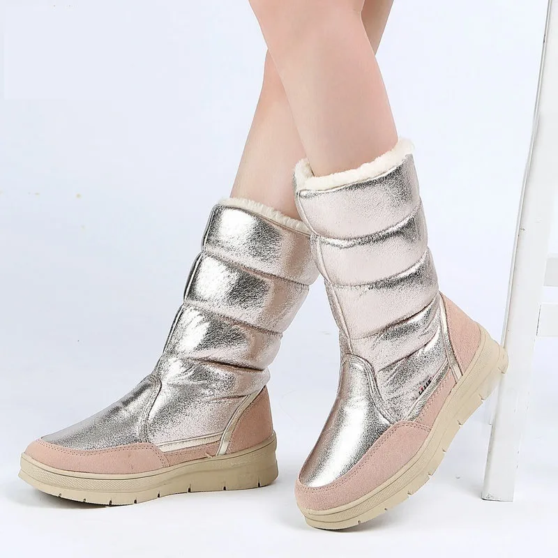 Женские ботинки; теплые зимние ботинки; женские зимние ботинки; botas Mujer; обувь для путешествий; зимние ботинки; женские ботинки на платформе; большие размеры 36-41