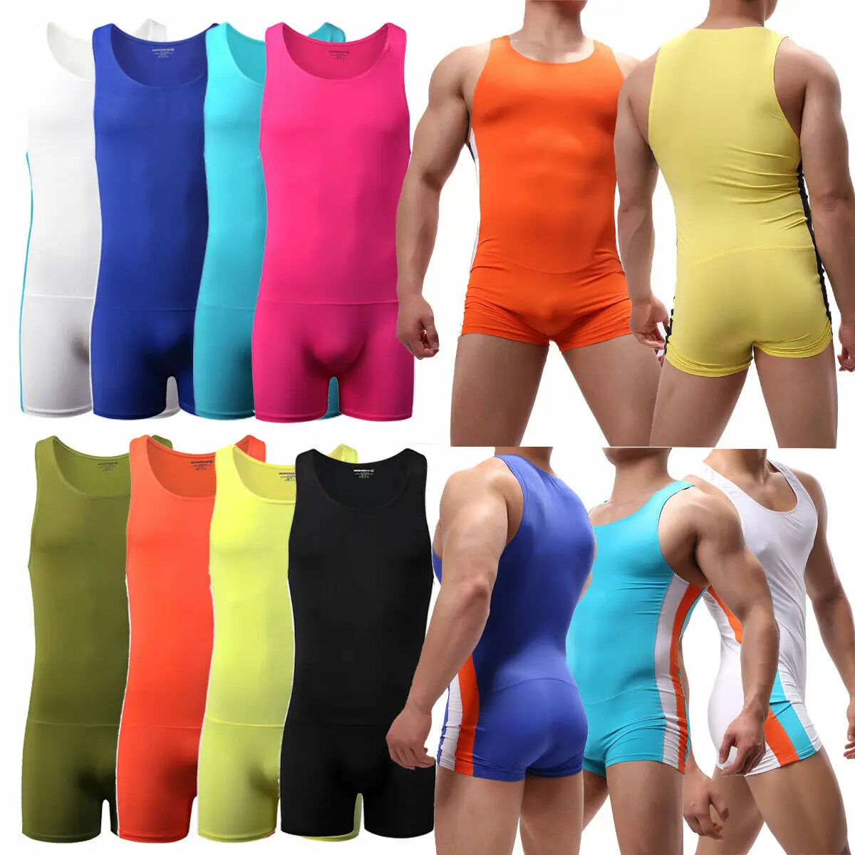 men-bodysuit-wrestling-singlet-leotard-one-piece-tight-jumpsuit