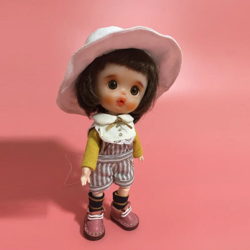 Ob11 детская одежда детская шапочка ручной работы BJD Рыбацкая шляпа Molly egg пляжная шляпа от солнца кукла аксессуары