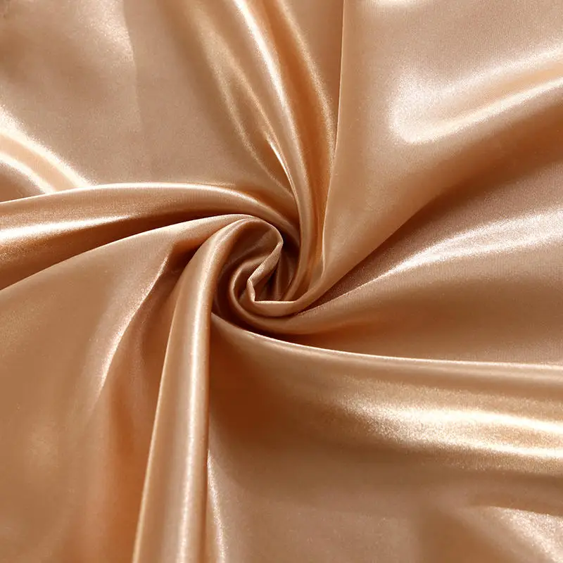 Bonenjoy 1 pc Bed Sheet Yellow Color Plain Dyed Satin Polyester Flat Sheets Queen Size sabanas cama 90 Single Top Sheets 6