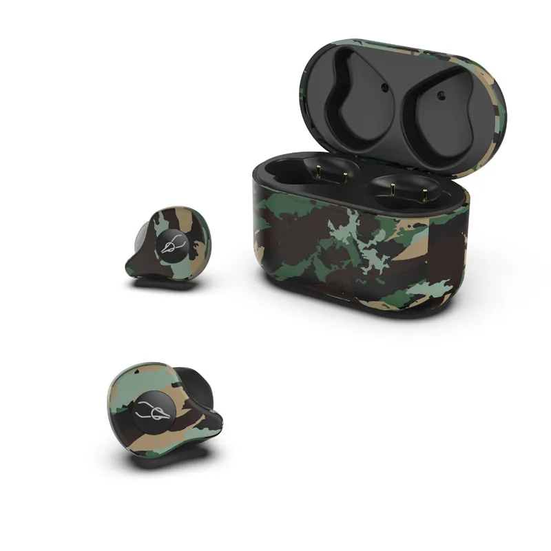VBNM Sabbat E12 ультра камуфляжные TWS Bluetooth наушники V5.0 беспроводные наушники спортивные наушники гарнитура с шумоподавителем - Цвет: Amazon