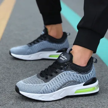 

High quality Classic Brand Fashion Men's Casual Shoes Lightweight mesh breathable air cushion sole casual sports men's sneakers