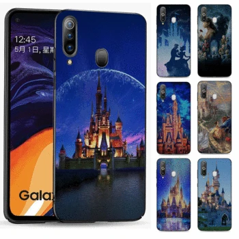 

Silicone Phone Case for Samsung Galaxy S20 Ultra Plus S6 S7 S8 S9 S10 Lite Edge Plus Note 8 9 10 Plus Cover Disney Castle