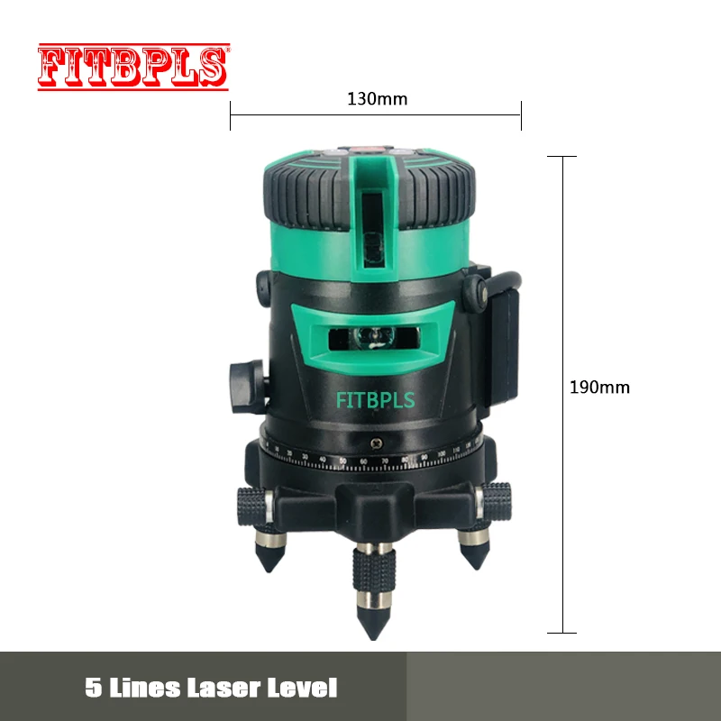 Лазерный уровень 5 линий 6 точек зеленые лазерные линии многоцелевой