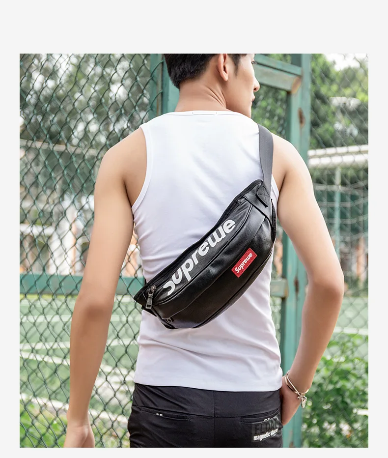 Модные корейские мужские и женские карманы новые спортивные многофункциональные нагрудные сумки студенческие сумки через плечо