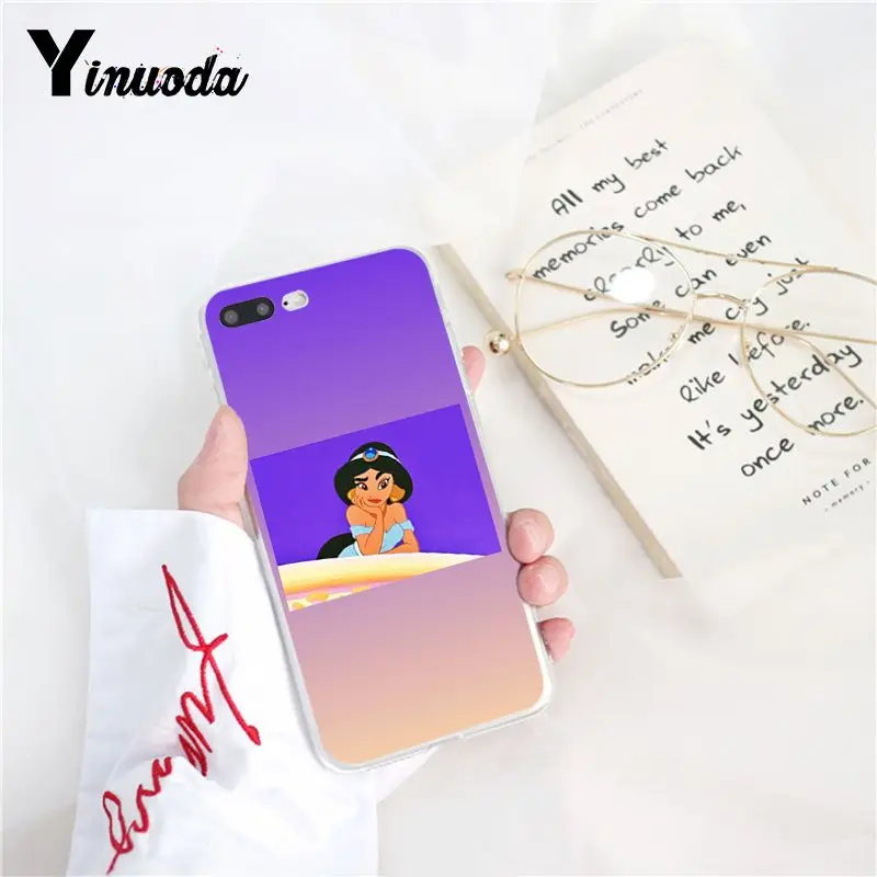 A9 Yinuoda Аладдин Принцесса Жасмин чехол мягкий чехол для телефона для iPhone X XS MAX 6 6S 7 7plus 8 8Plus 5 5S XR 11 Pro Max - Цвет: A9