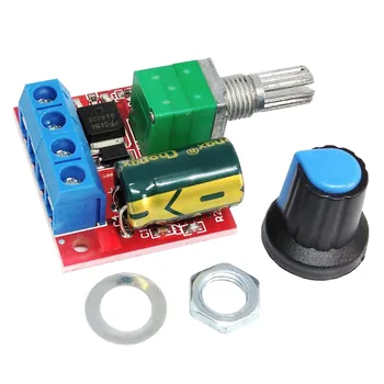 

PWM DC motor speed regulator 5V-35V speed switch 5A switch function LED dimmer