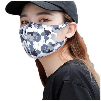 

1pc Women Face Cover Training Cyling New Pm2.5 Outdoor Mouth-cover Washable Reuse Printing Protection Cover Wholesale To Us