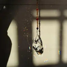 Высокое качество Прозрачный 50 мм Хрустальная граненая люстра призмы СТЕКЛО Suncatcher для наружной двери Рождественская елка Haning украшения