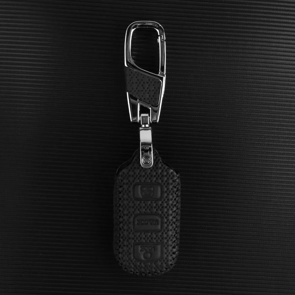 Роскошный качественный чехол для ключей из натуральной кожи для Toyota Sequoia HYQ12BBX 4-Runner 4runner 2003-2008 умный чехол для ключей с дистанционным управлением