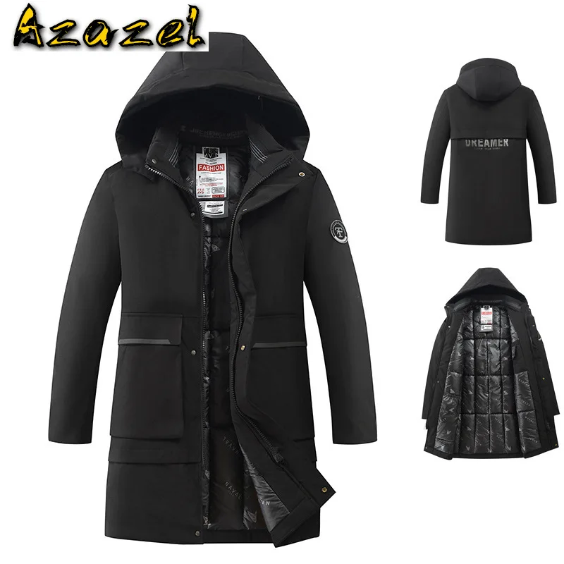 

Mens Cotton Padded Down Jacket 2020 Winter Warm Man's Parkas Coat for Men Cotton Padded Jacket Windbreaker Overcoat Men Clothes