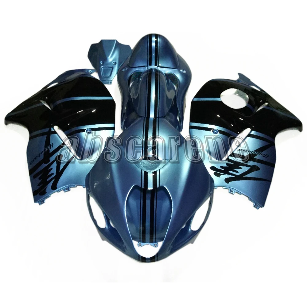 Полный комплект обтекателей для Suzuki GSXR1300 Hayabusa 1997-2007 98 99 00 01 02 03 04 05 06 07 впрыска ABS капоты блеск для губ цвет синий, черный; большие размеры