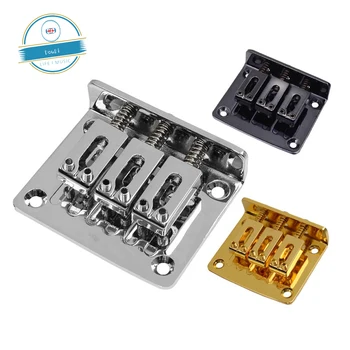

3 Colors Zinc Alloy Bridge Tailpiece for 3 String Cigar Box Electric Guitar