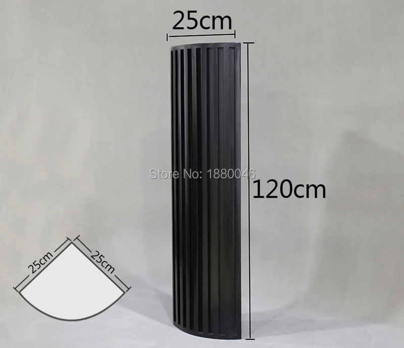 1 коробка 2 шт Профессиональный Черный дуговой акустический бас-ловушка угловой