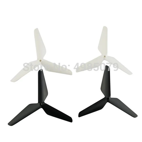 Обновленный пропеллер с 3 лезвиями для SYMA X5C X5A X5SC X5SW X5C-1 CW CCW основной черный белый