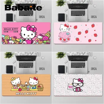 

Maiya High Quality Pink Hello Kitty Cat Beautiful Anime Mouse Mat Free Shipping Large Mouse Pad Keyboards Mat