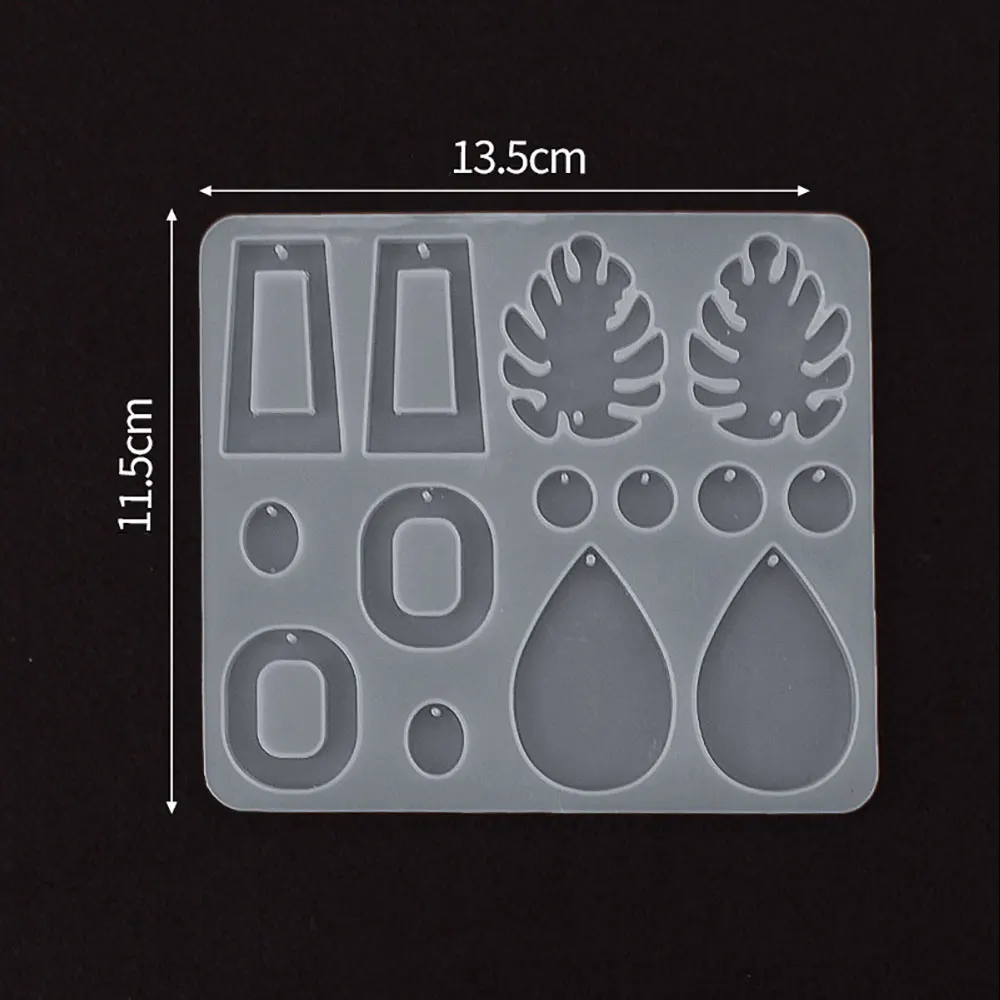 Silicone World Pendant Silicone Mold Round Heart Mold Resin For DIY Necklace Crystal Epoxy Resin Jewelry Making silicone mold