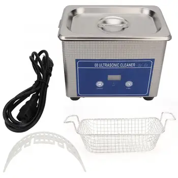 

800ml Digital Ultrasonic Cleaner Jewelry Glasses Necklace Watch Cleaning Machine Mini Sonic Bath Cleaner