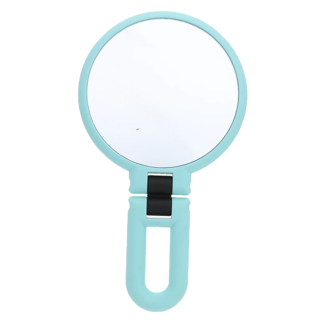 3pcs Two-Sided Folding Handheld Mirrors with 15X Magnification & True Image, 3-in-1 Travel Countertop Makeup Shaving Mirrors