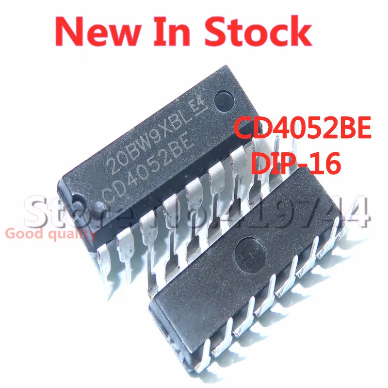 5 шт./лот CD4052 CD4052BE DIP-16 мультиплексор/демультиплексор фотосессия новый