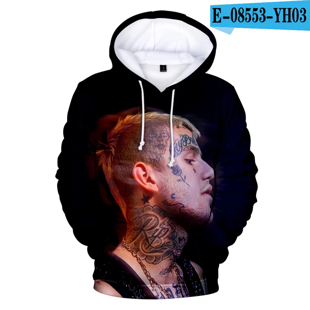 3D Lil Peep толстовки Love lil. peep толстовки с капюшоном пуловеры мужские/женские осенние зимние уличные толстовки - Цвет: 3D