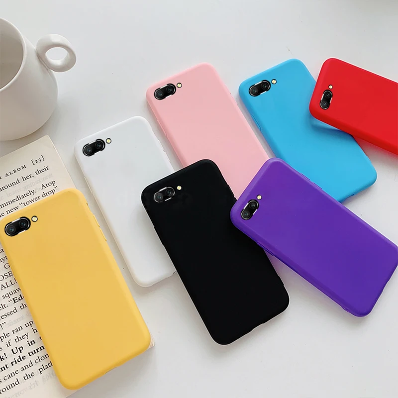 

Candy Color Soft Silicon Case for Huawei P20 Pro P10 P9 P8 Lite 2017 Mate 10 honor 8 9 Lite P Smart Y9 Cell Phone Back Cover