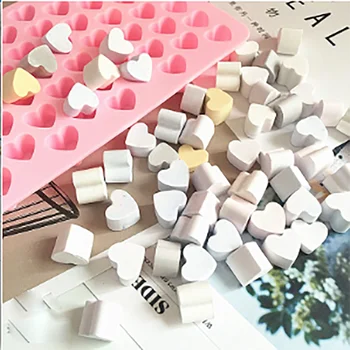 

55 hole small love silicone mold solid aromatherapy plaster mold diy material candle