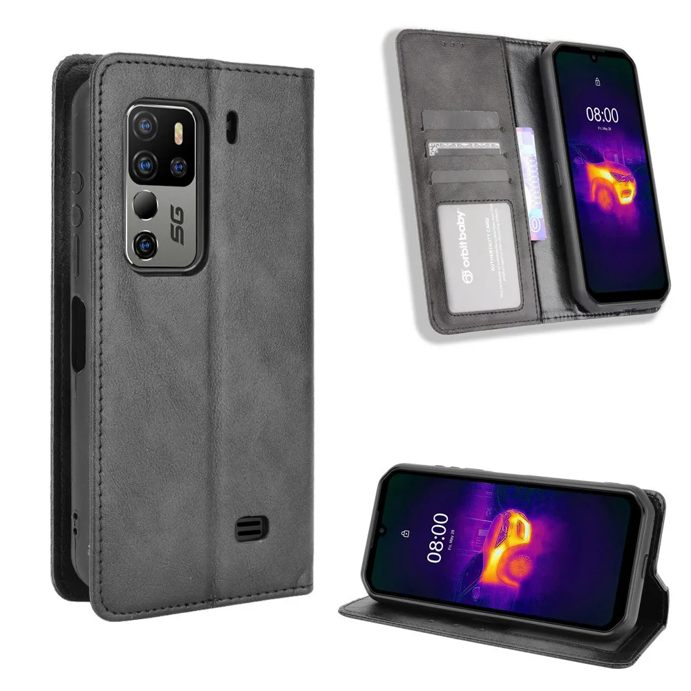 Custodia Portafoglio Con Finitura Scamosciata Per Ulefone Armor 11 5G - Magnetica, Con Tasche Per Carte - 3