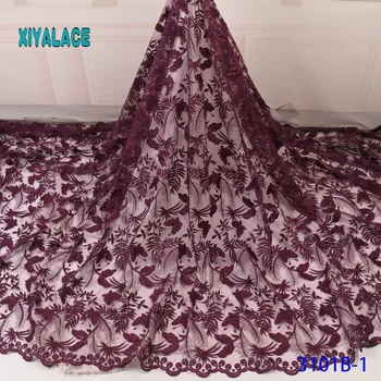 

2019 New Design With Sequins African Lace Fabric High Quality Nigerian Lace Fabric For Garment For Wedding Dress French Lace