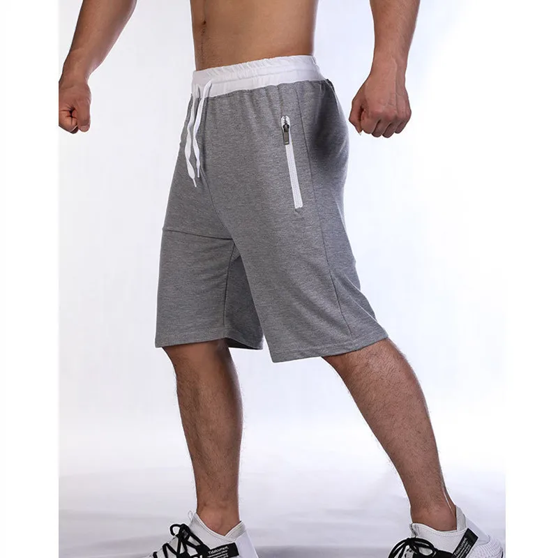Мужские шорты Летние повседневные шорты до колена Модные мужские короткие спортивные брюки roupa masculina Homme одежда