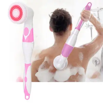 

4 in 1 Electric Bath Brush Body Cleaning Exfoliating Automatic Handheld Shower SPA Massage Brushes Bath Ball Shower Spa Tool