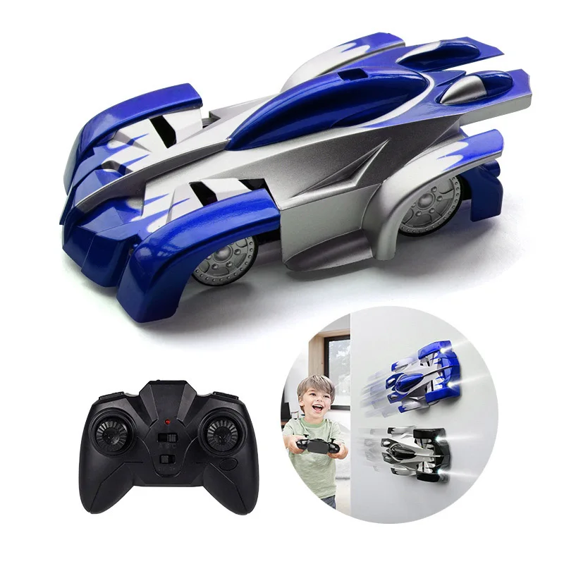 Модный детский Радиоуправляемый автомобиль с дистанционным управлением, антигравитационный потолочный гоночный автомобиль, электрические игрушки, машина, авто подарок для детей, 360 вращение