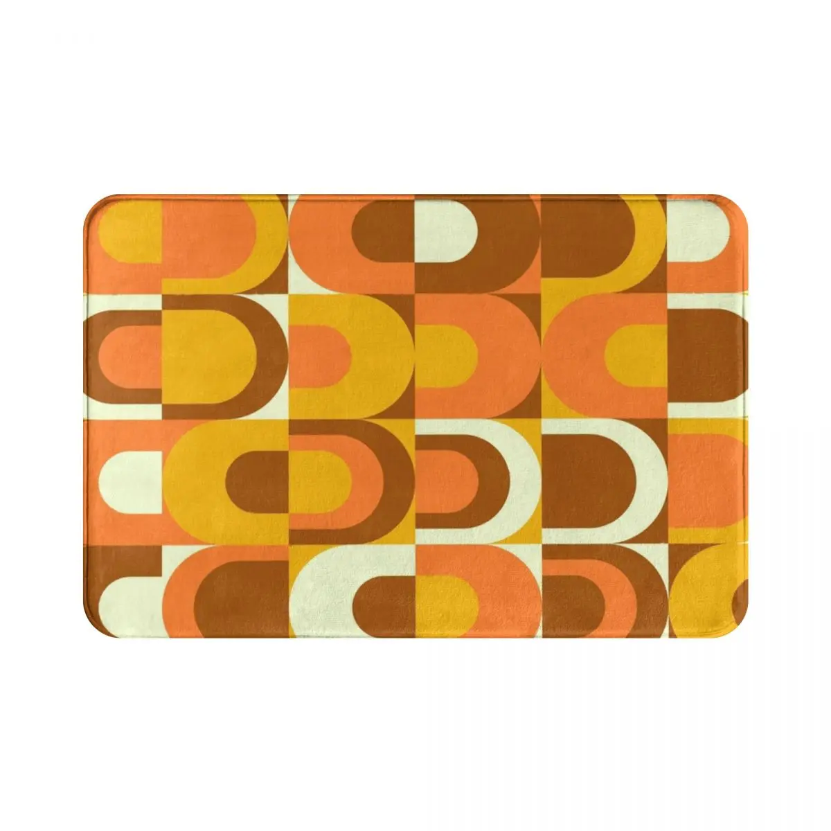 70s Retro Industry Polyester Doormat Rug carpet Mat Footpad Anti-slip Washable Entrance Kitchen Bedroom balcony toilet 40x60cm | Дом и сад