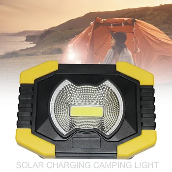 

Powered Outdoor Lamp Flashlight Solar Spotlight 18650 AAA Battery USB LED Work Light Rechargable Hanging Hunting Camping Fishing