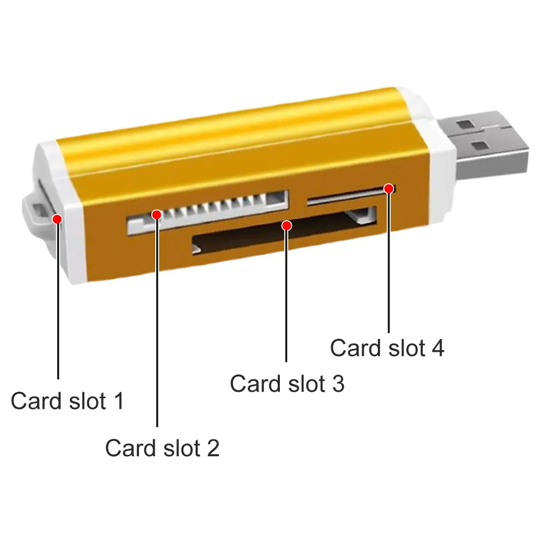 Кардридер Все в для Micro USB 2,0 кард-ридер адаптер для Micro TF M2 MMC MS PRO DUO