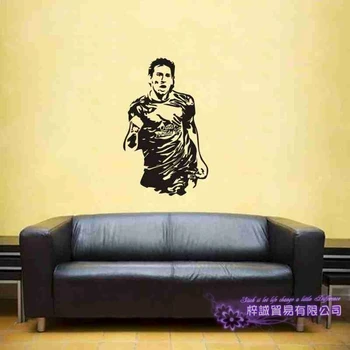 

Messi Football Player Wall Sticker Sports Decal Kids Room Decoration Posters Vinyl Messi Car Soccer Player Decal