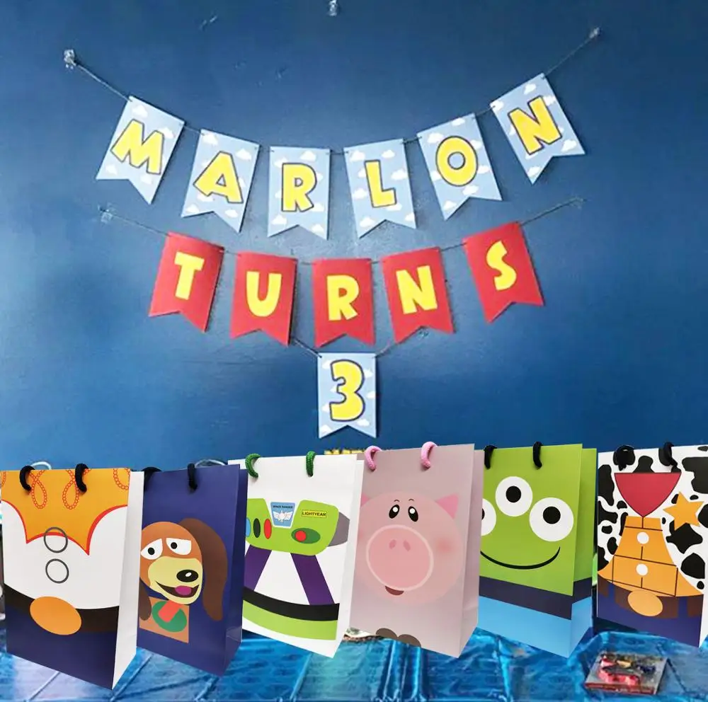 12 шт игрушка yBirthday партия поставок пользу подарочные сумки для детей день