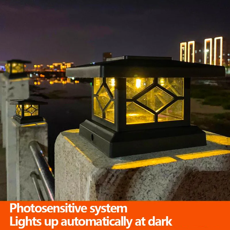 Налобный фонарь на солнечной батарее лампа для дома забора сада