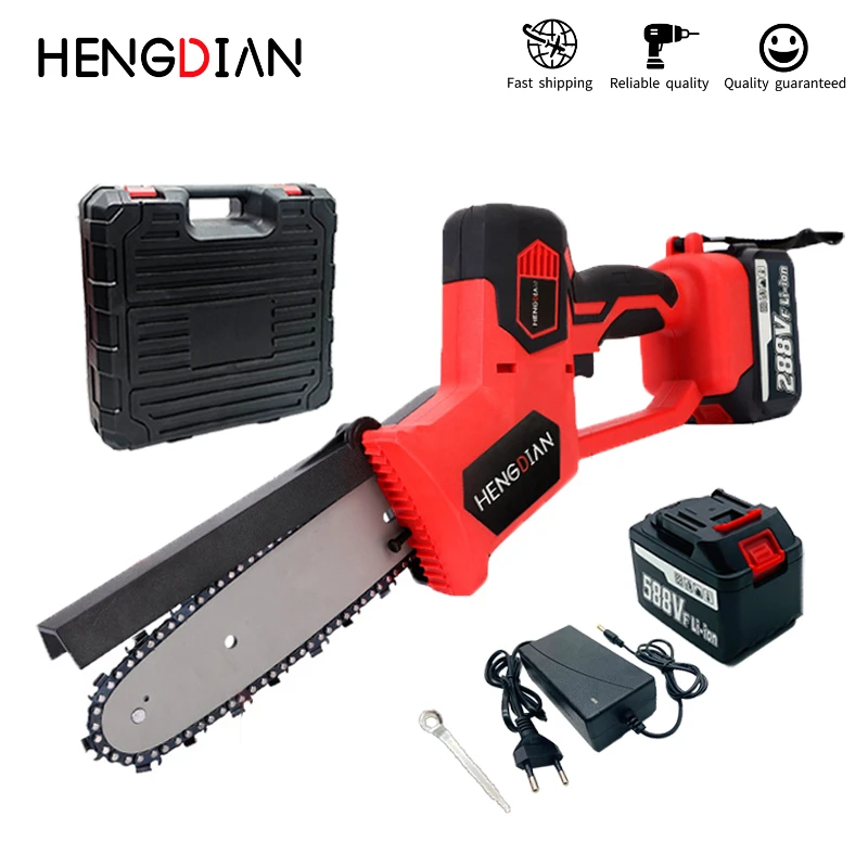 

Rechargeable Electric Chain Saw Portable Garden Logging Saw 18V Makita Lithium Battery 8-Inch Chain Cordless Electric tool