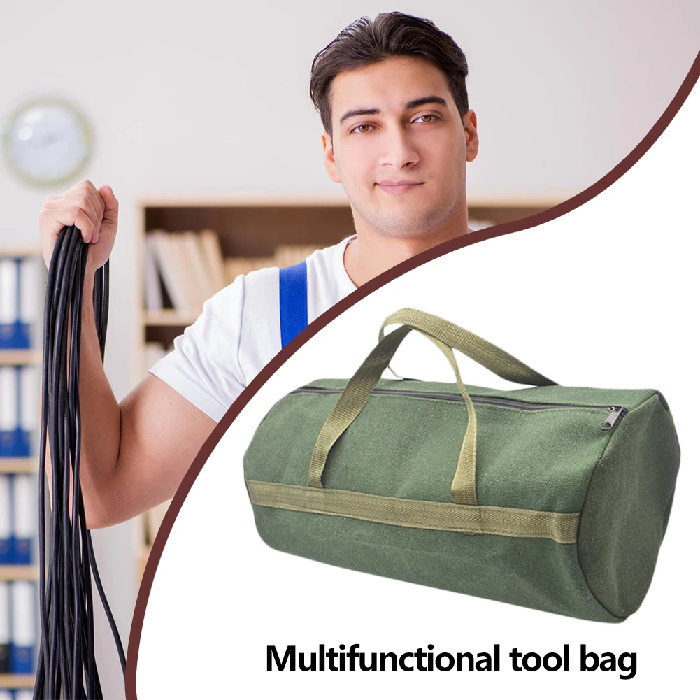 Multi-functional Hardware Handbag Durable Thick Canvas Pouch Tool Bags Portable For Electrical Tool Tote Bag Multifunction Case 5