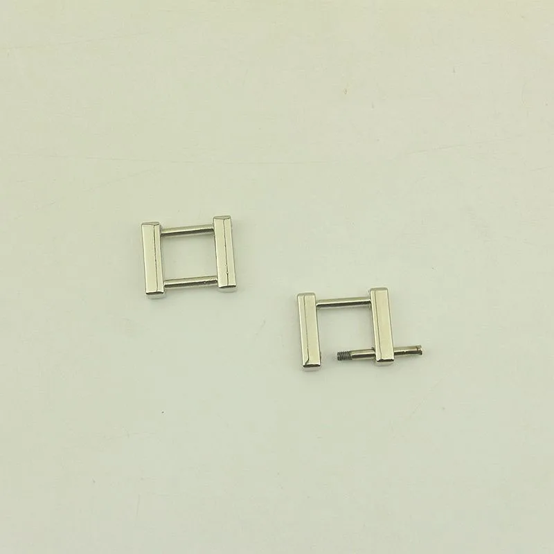 20Pcs 13mm Metal O D Ring Luggage Hardware Removable Detachable Screws Square Metal Buckles for Bag Accessories