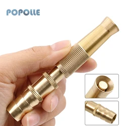 Bocal de bronze ajustável de gerencio da cabeça da pistola de pulverizador de rega do jardim, usado para a rega do gramado do jardim e o bocal da lavagem do carro da irrigação