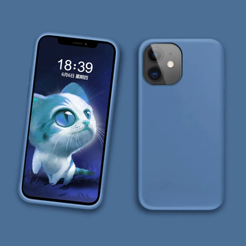 Royal Blue Роскошный тонкий мягкий чехол для Xiao mi 9 Pro Lite mi 8 SE mi CC9E A3 9T Red mi K20 8A 8 7A 7 Note 7 8 жидкий силиконовый чехол - Цвет: Royal Blue