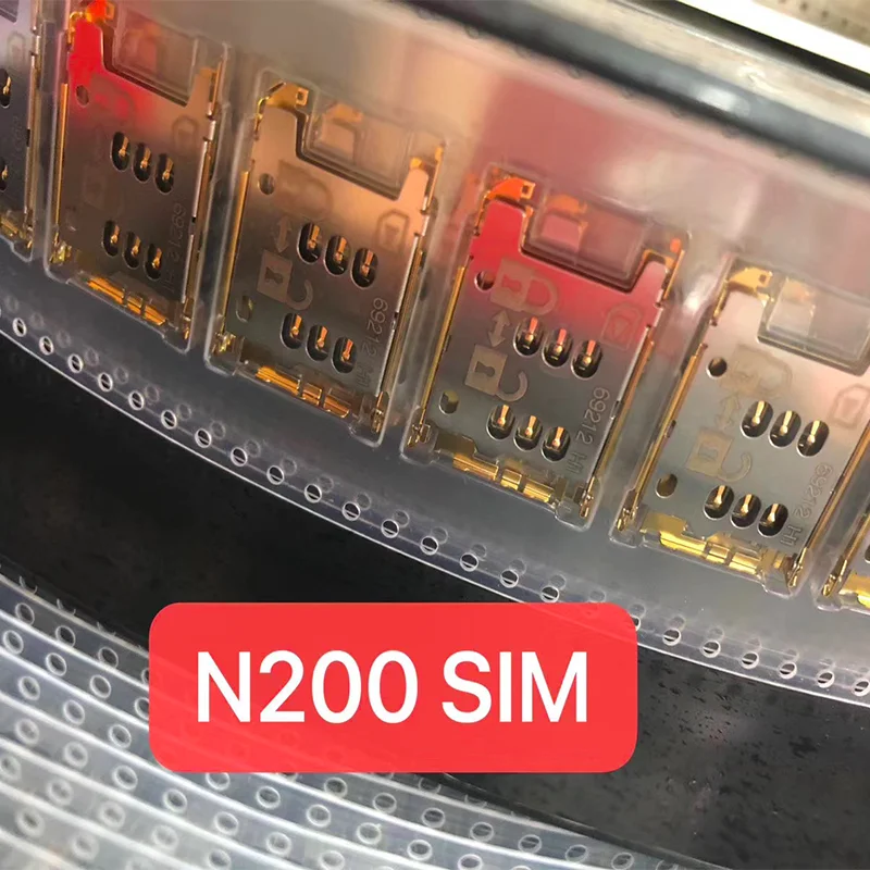 Новый оригинальный 10 шт. для Nokia N200 одной Sim Card Reader лоток-держатель сим-карты