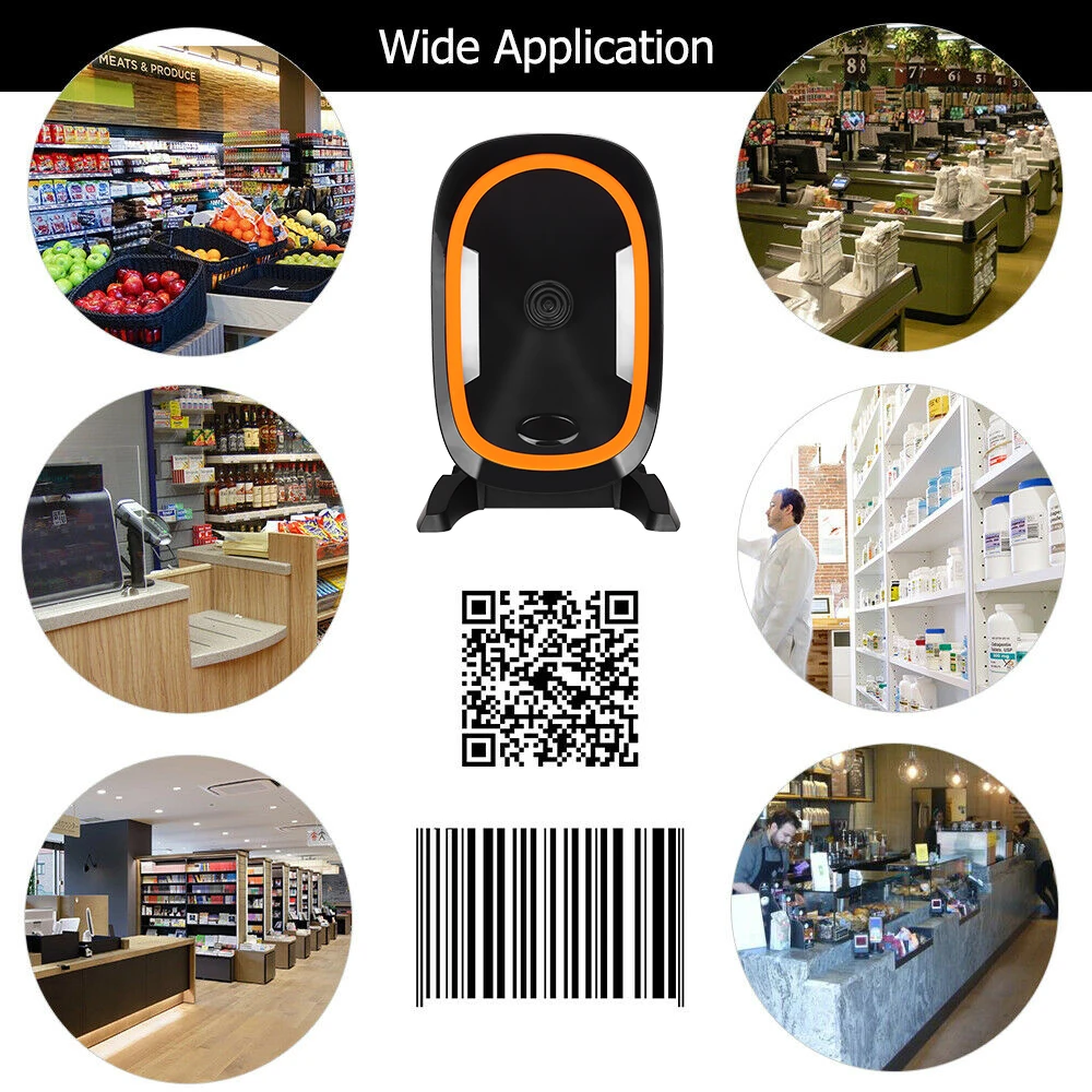 Eyoyo EY 3870 направленного сканера 1D 2D тикетинг qr код USB считыватель штрих кодов стол