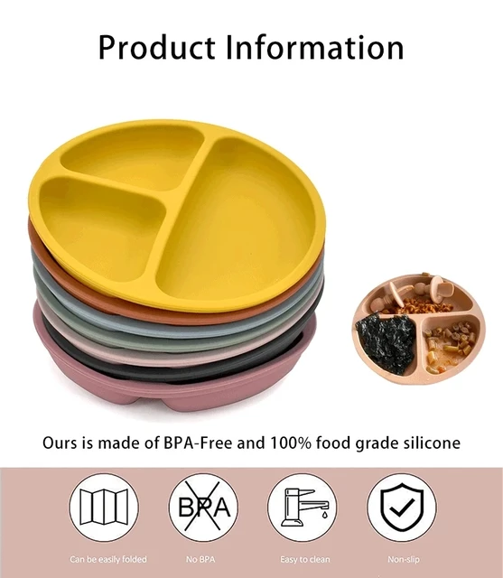 9-Color Baby Plate Set 4