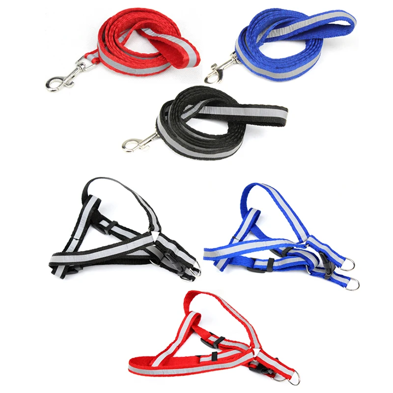 

Adjustable Reflective Dog Harness And Leash Set For Puppy/Large Dog Durable Traction Rope Harness Vest Pet Daily Necessities